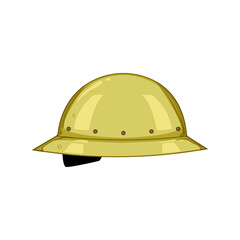 helmet hard hat cartoon. safety work, engineer worker, cap safe helmet hard hat sign. isolated symbol vector illustration