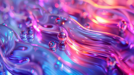 Fototapeta premium Colorful abstract liquid texture.