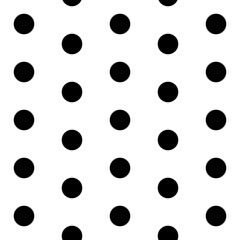 black and white dots