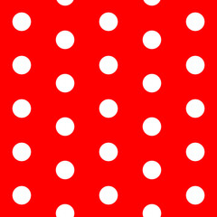 red polka dots pattern