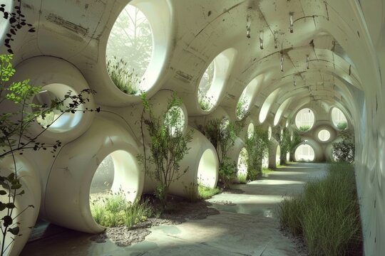 Sustainable Plumbing System with Biodegradable Pipes in Indoor Greenhouse Setting