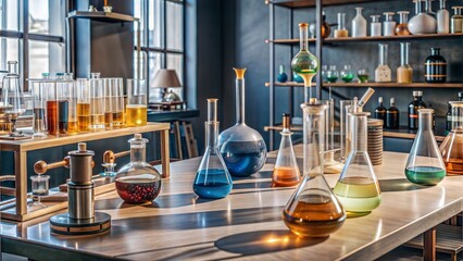 chemical laboratory glassware's hero section