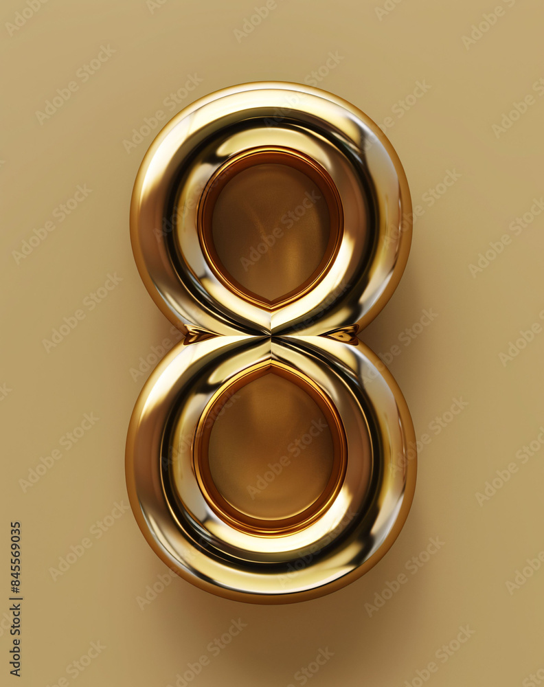 Poster 3d rendering digital font big sale event countdown concept element