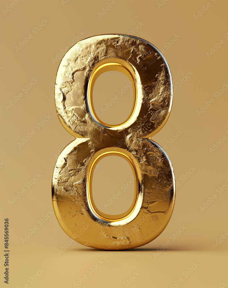Poster 3d rendering digital font big sale event countdown concept element