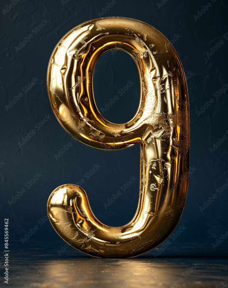 Poster 3d rendering digital font big sale event countdown concept element