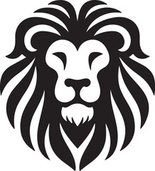 Fototapeta premium a beautiful lion head vector art illustration