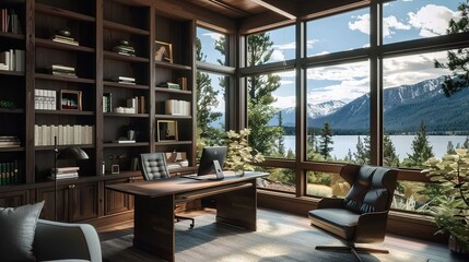 Stylish Home Office Spaces of Inspiring Designs for Productivity and Comfort