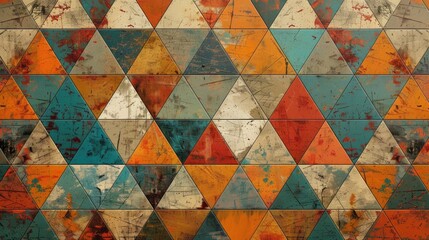 Geometric Pattern Wallpaper Art