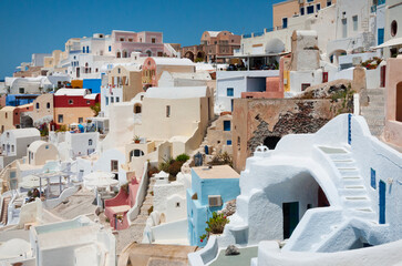 Fototapeta premium Oia village on Santorini island