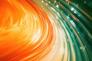 Mesmerizing Gradient Trails: Zoom Burst Wonder
