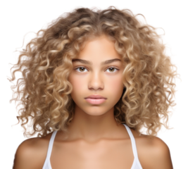 PNG Latina teen girl portrait blonde adult.