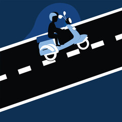 Colorful hand drawn illustration and traveling