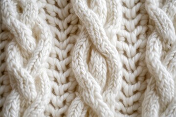 Winter Wonderland: Textured White Knit