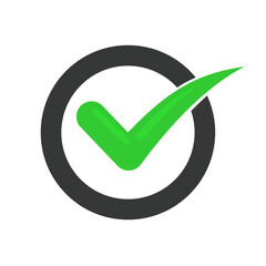 red checklist icon inside a circle