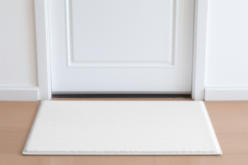Door mat png mockup, transparent design