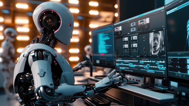 Efficient Editing Powerhouse: AI Robot on Screen