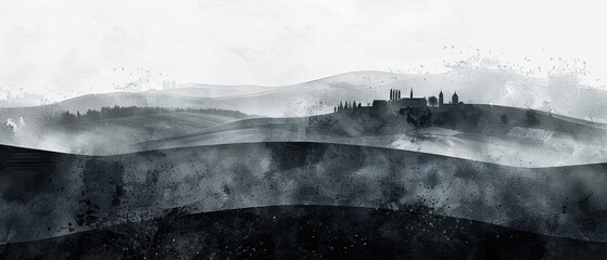 Obraz premium Idyllic Polish Landscape Art Collage