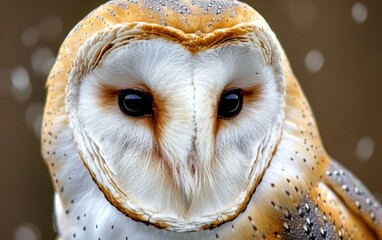 Majestic Barn Owl Close-up