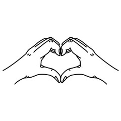 Hand Line Illustration 