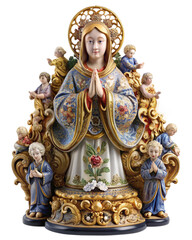 Fototapeta premium The Feast of the Immaculate Conception celebrates the Immaculate Conception of the Blessed Virgin Mary on 8 December, nine months before the feast of the Nativity of Mary on 8 September