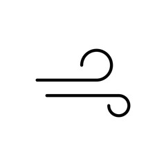 Obraz premium Wind and Air icon symbol 