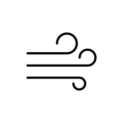 Wind and Air icon symbol 