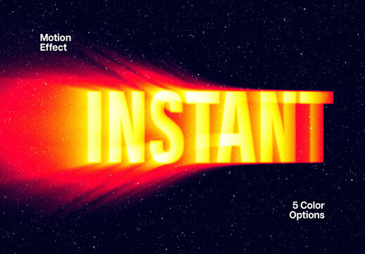 Fiery Melting Text Effect Mockup