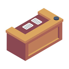  Law and Court Isometric Icons  

