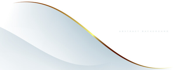 white and gold background with 3d wavy line texture and shadow lines