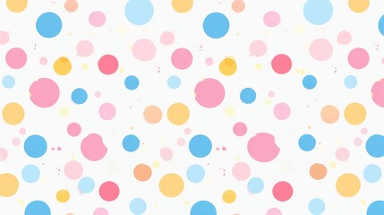 Dainty Polka Dot Design Elements in a Simple Style JPEG