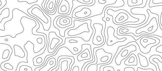 White topology and topography vector design abstract background contour map texture for print works