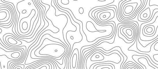 White topology and topography vector design abstract background contour map texture for print works