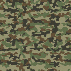Fototapeta premium army camouflage background, classic seamless pattern, stylish fashionable design for textiles