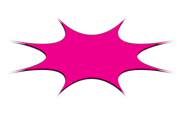 star bomb splash bubble tag sale price pop up surprise flat design