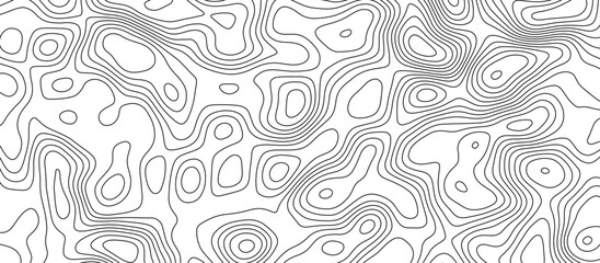 White topology and topography vector design abstract background contour map texture for print works