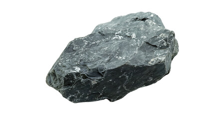 Obraz premium A heap of rocks against a black backdrop - heavy rock, big stones isolated on PNG transparent background.