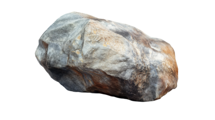  heavy rock, Big stones isolated on white background.