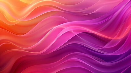Fototapeta premium A colorful, wavy background with pink and orange tones