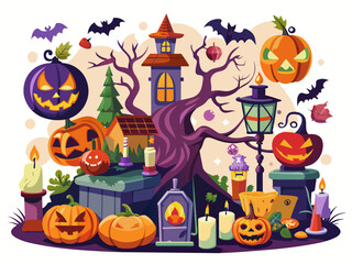 Fototapeta premium Halloween concept