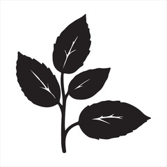 A leaf vector art illustration