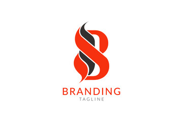 SB abstract letter logo design