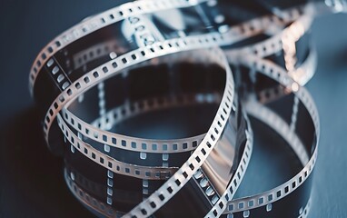 roll of film isolated