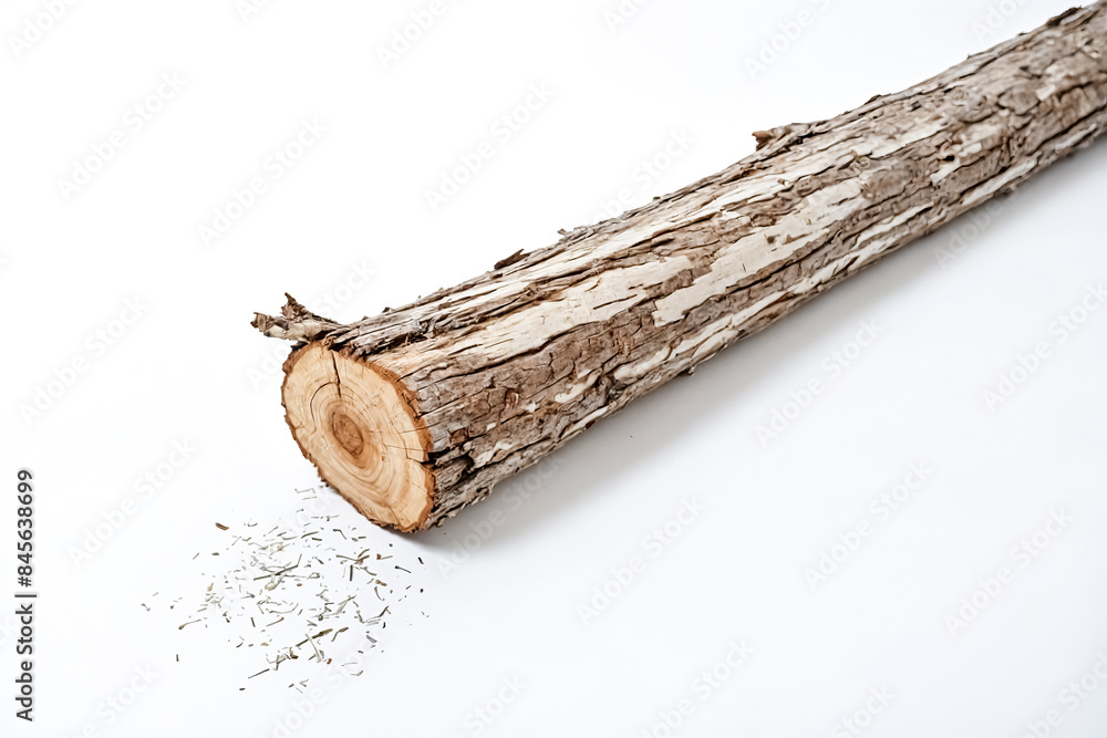 Poster close-up of a tree trunk with bark and wood grain texture