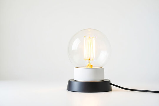Modern Minimalist Desk Lamp with Edison Bulb