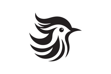 Bird Head Silhouette Vector illustration