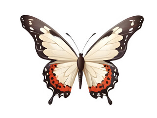 Obraz premium High-Quality PNG Transparent Butterfly Image for Design Projects