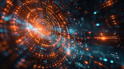 Abstract technological background