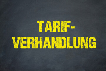 Tarifverhandlung	