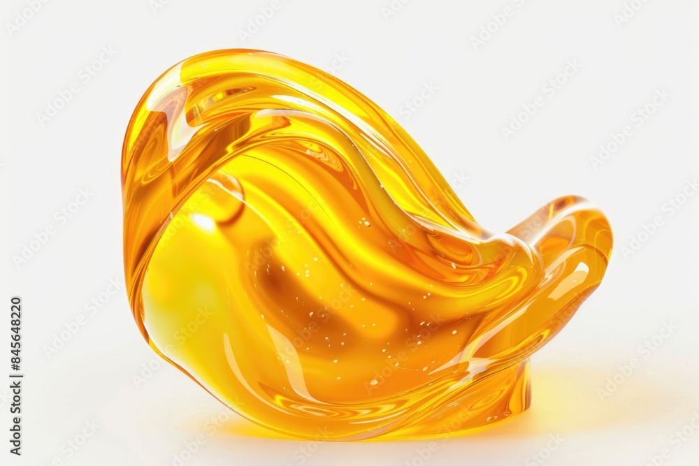Poster gel isolated on white background repeated multiple times.