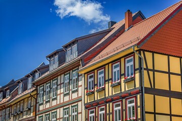Half-timbered houses in Germany